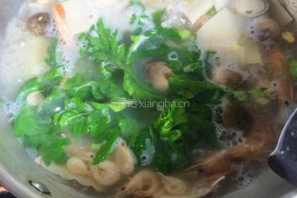 菊花叶咸泡饭的做法图解15