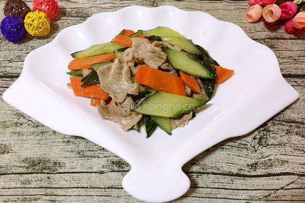 肉片炒青瓜的做法图解7