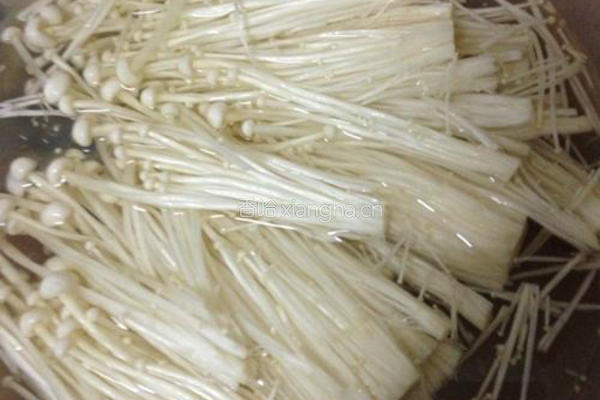 蒸金针菇的做法图解3