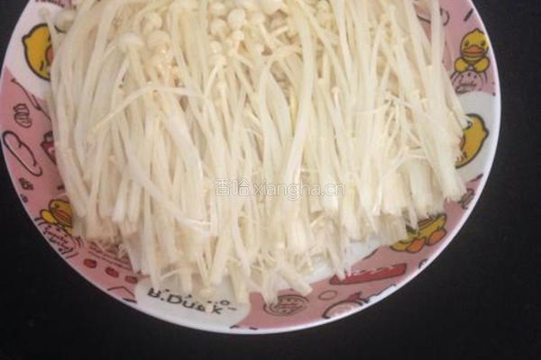 蒸金针菇的做法图解4