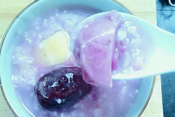 紫薯红枣粥的做法图解5