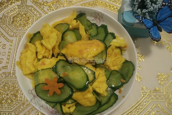 青瓜炒鸡蛋