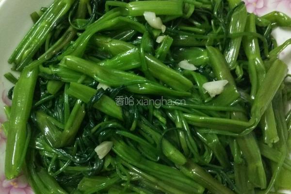 蒜蓉清炒空心菜的做法图解5