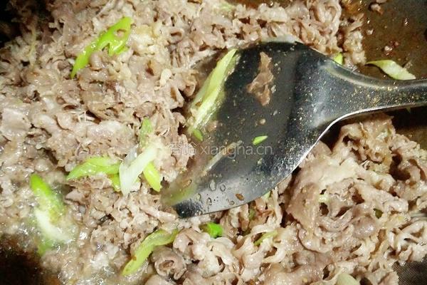 孜然羊肉的做法图解4