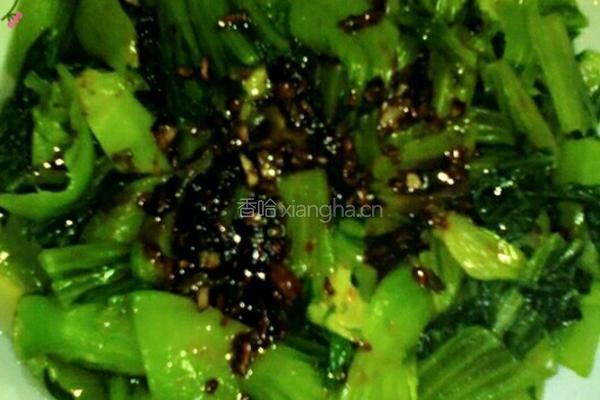 蚝油汁淋芥菜的做法图解6