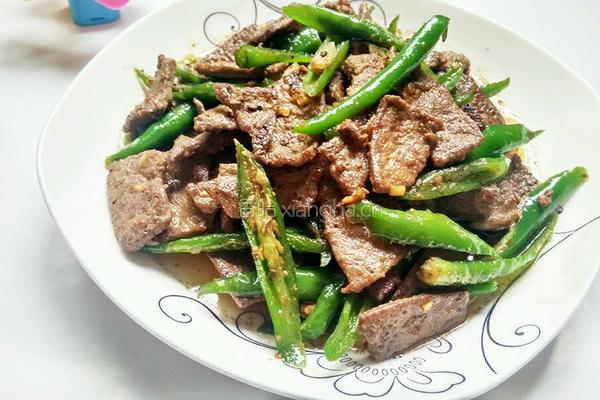 尖椒炒猪肝的做法图解10