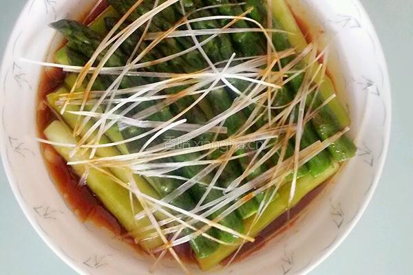 油淋芦笋的做法图解5