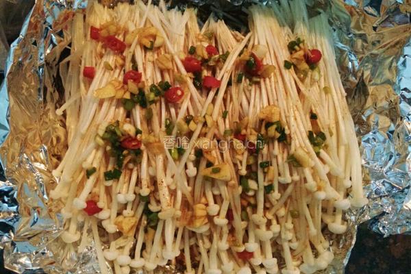 烤金针菇的做法图解5