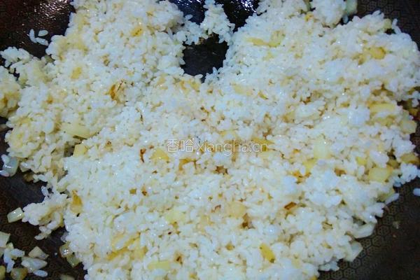 菠萝炒饭的做法图解8
