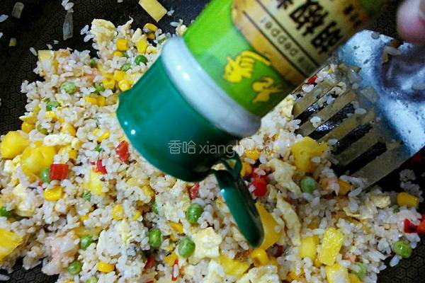 菠萝炒饭的做法图解16