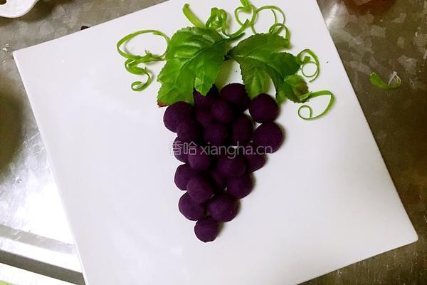 蜂蜜紫薯小葡萄的做法图解7