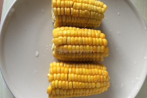 玉米萝卜丝饼的做法图解2