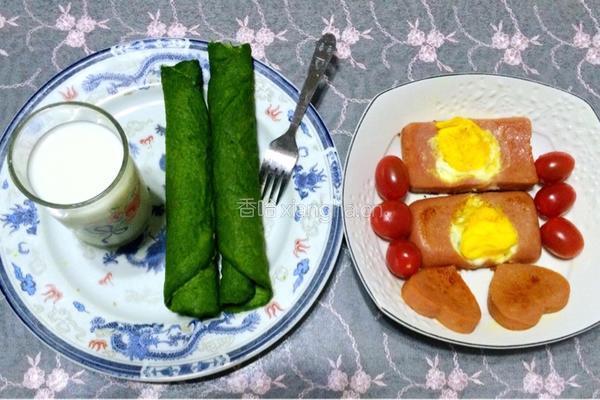 爱心鸡蛋火腿的做法图解5
