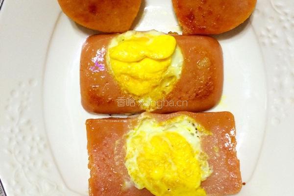 爱心鸡蛋火腿