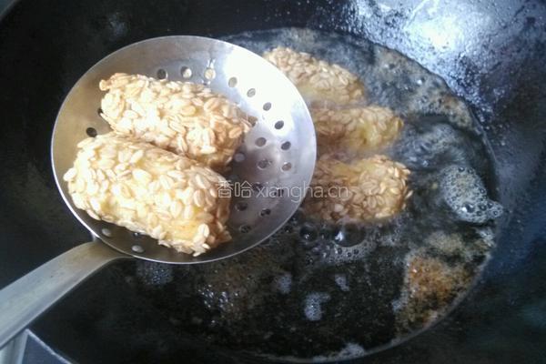 燕麦香蕉卷的做法图解10
