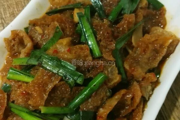 酱焖炸猪皮的做法图解5