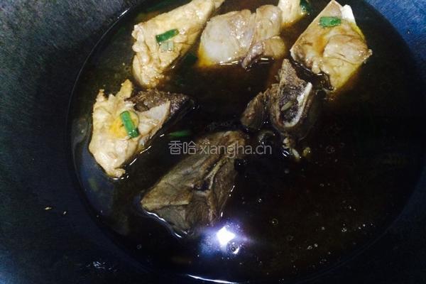 排骨炖豆角。的做法图解7