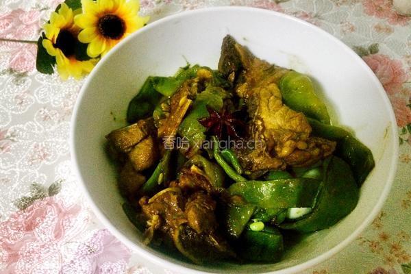 排骨炖豆角。的做法图解9