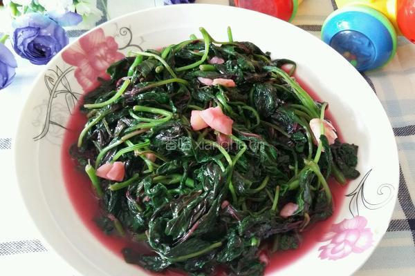 爆炒苋菜