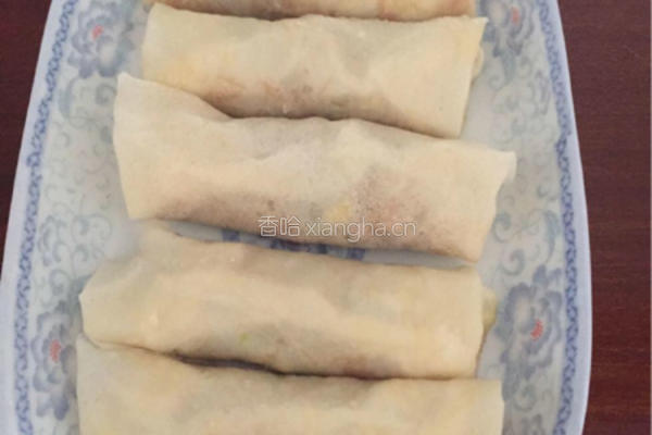 笋丝春卷的做法图解5