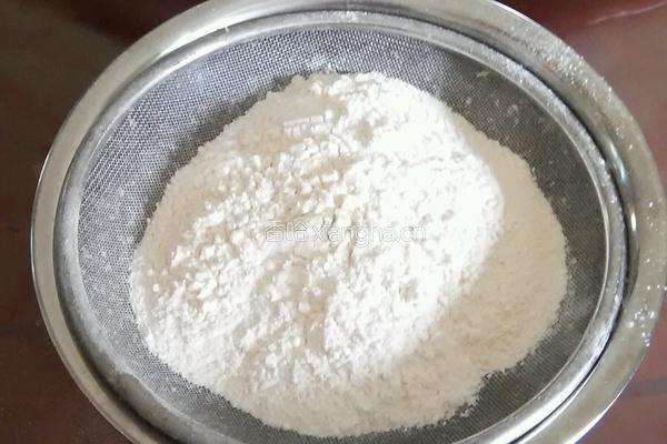 黑芝麻饼干的做法图解1