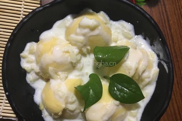 酸奶芒果盆栽与蛋糕芒果酸奶的做法图解14