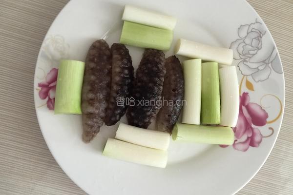 蒜烧海参的做法图解1