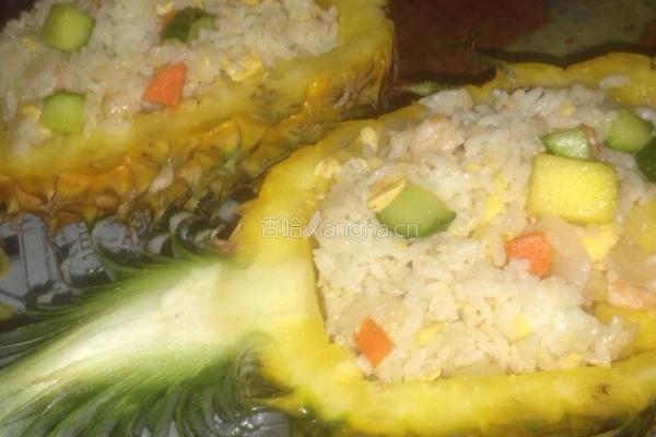菠萝饭的做法图解4