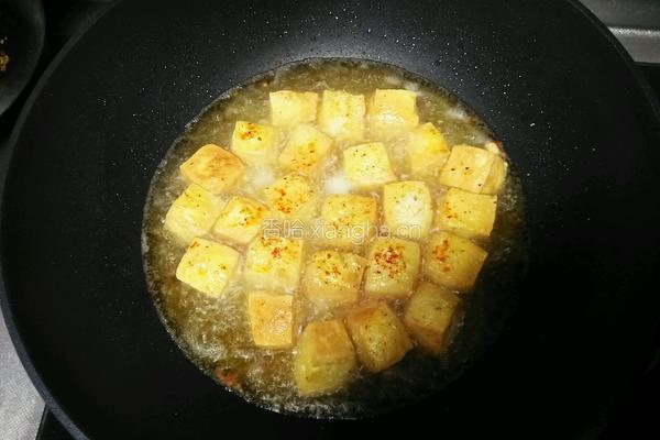 香煎臭豆腐的做法图解4