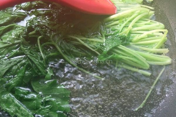 凉拌小青菜的做法图解3