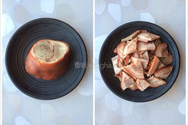 〖 蒜苗炒肉 〗的做法图解2
