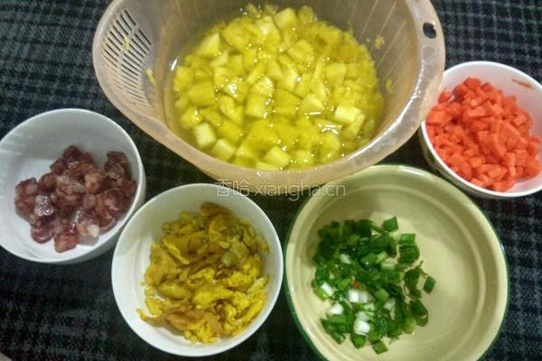 香甜菠萝饭的做法图解7