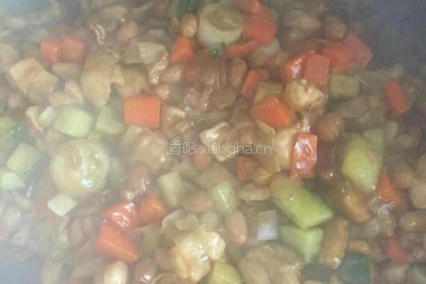 炒三丁的做法图解6