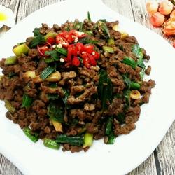 小炒牛肉末的做法[图]