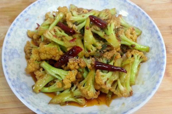 干锅菜花的做法图解5
