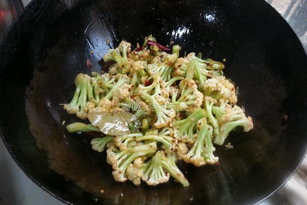 干锅菜花的做法图解4