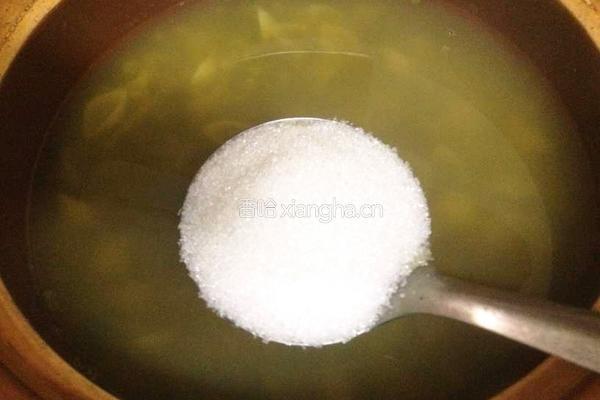 绿豆贝壳粉糖水的做法图解6