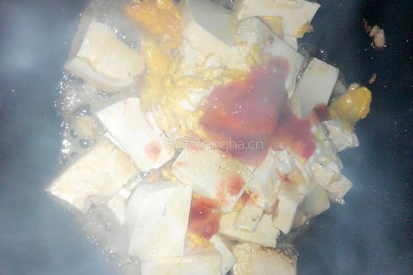 韭菜鸡蛋炒豆腐的做法图解8