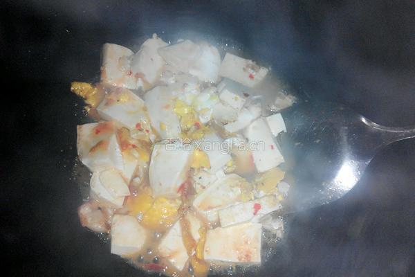 韭菜鸡蛋炒豆腐的做法图解9