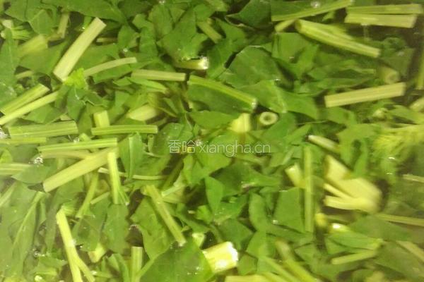 菠菜拌黄瓜花生仁的做法图解1