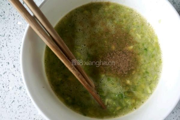 苦瓜煎蛋的做法图解5