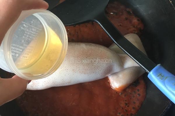 西梅熏肉酿鱿鱼筒的做法图解8