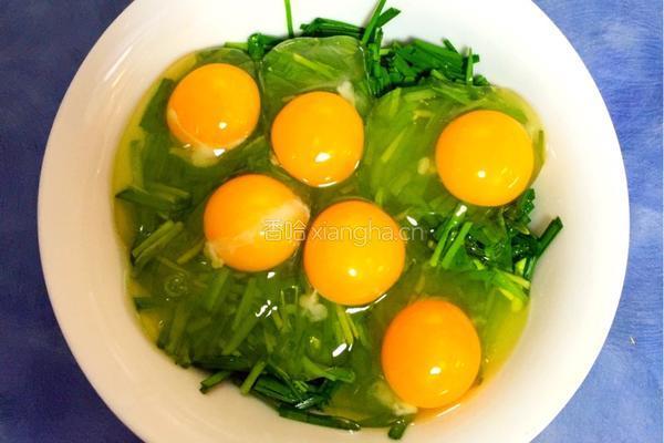 农家土韭菜炒土鸡蛋的做法图解3