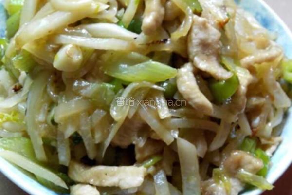 白萝卜炒肉丝的做法图解14