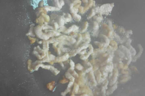 白萝卜炒肉丝的做法图解6