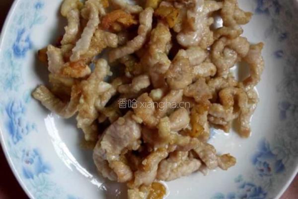白萝卜炒肉丝的做法图解7