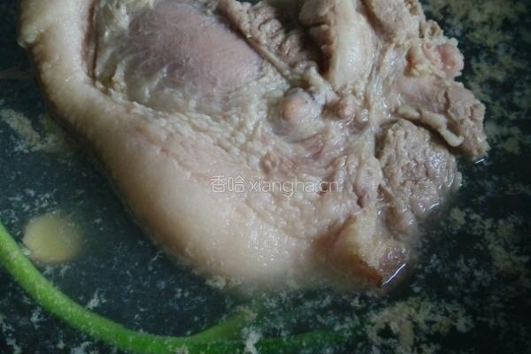 白切猪头肉的做法图解4