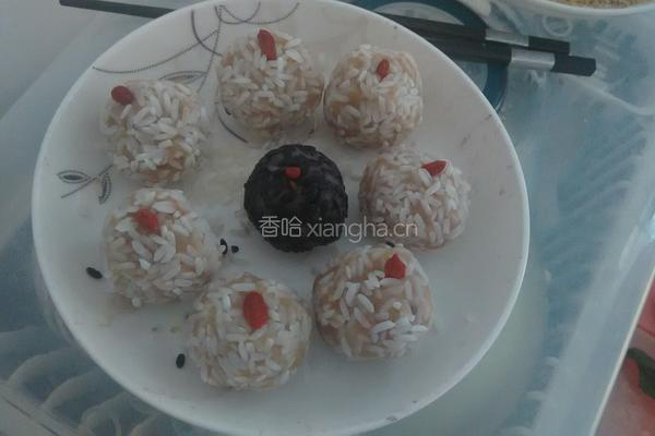 珍珠丸子的做法图解5