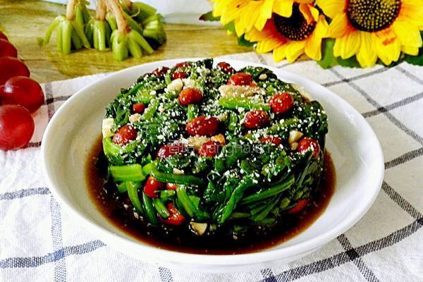 果仁菠菜的做法图解13