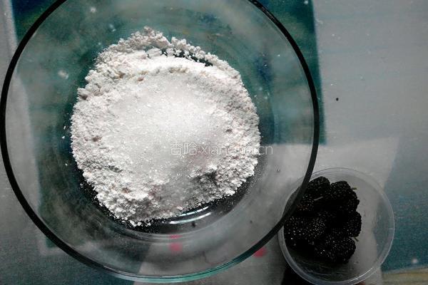 紫色的春天（桑葚钵仔米糕）的做法图解2